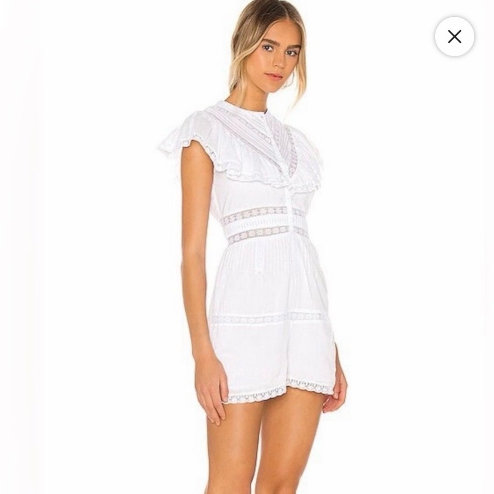 Elegant White Lace Romper